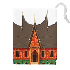 Gadang-minangkabau-people Drawstring Pouch (4xl) by Jancukart