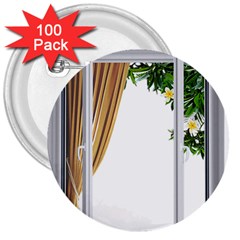 Window 3  Buttons (100 Pack) 