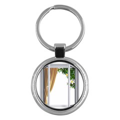 Window Key Chain (round)