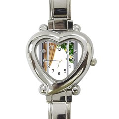 Window Heart Italian Charm Watch