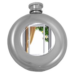 Window Round Hip Flask (5 Oz) by Jancukart