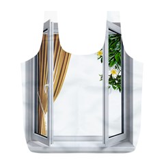 Window Full Print Recycle Bag (l) by Jancukart