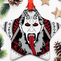 Krampus Star Ornament (two Sides) by Jancukart