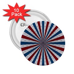 Usa-deco-background 2 25  Buttons (10 Pack) 