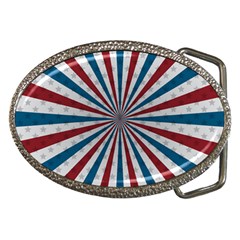 Usa-deco-background Belt Buckles