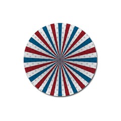 Usa-deco-background Magnet 3  (round) by Jancukart