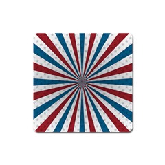 Usa-deco-background Square Magnet by Jancukart