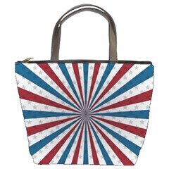 Usa-deco-background Bucket Bag by Jancukart