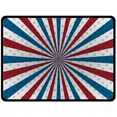 Usa-deco-background Fleece Blanket (large) 