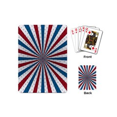 Usa-deco-background Playing Cards Single Design (mini)