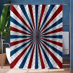 Usa-deco-background Shower Curtain 60  X 72  (medium) 