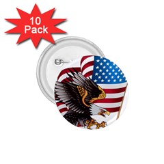 American-eagle- Clip-art 1 75  Buttons (10 Pack)