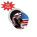 American-eagle- Clip-art 1.75  Magnets (100 pack)  Front