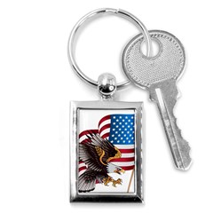 American-eagle- Clip-art Key Chain (rectangle) by Jancukart