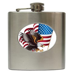 American-eagle- Clip-art Hip Flask (6 Oz) by Jancukart