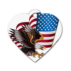 American-eagle- Clip-art Dog Tag Heart (two Sides)