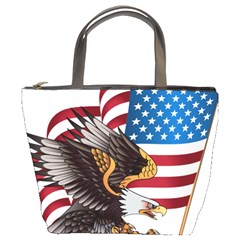 American-eagle- Clip-art Bucket Bag by Jancukart