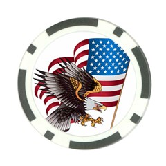 American-eagle- Clip-art Poker Chip Card Guard (10 Pack) by Jancukart