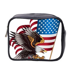 American-eagle- Clip-art Mini Toiletries Bag (two Sides)