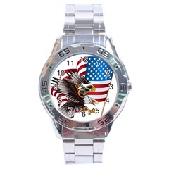 American-eagle- Clip-art Stainless Steel Analogue Watch