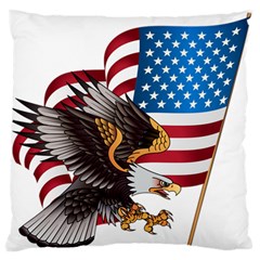 American-eagle- Clip-art Standard Flano Cushion Case (one Side) by Jancukart