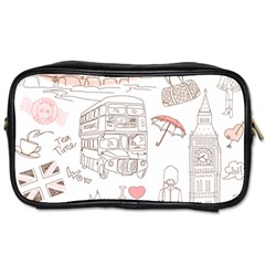 London-paris-drawing-vector-london-comics Toiletries Bag (one Side)