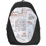 London-paris-drawing-vector-london-comics Backpack Bag Front