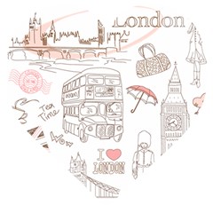 London-paris-drawing-vector-london-comics Wooden Puzzle Heart by Jancukart