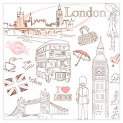 London-paris-drawing-vector-london-comics Lightweight Scarf  by Jancukart