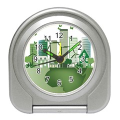 Vector-energy-saving-caring-for-the-earth Travel Alarm Clock by Jancukart