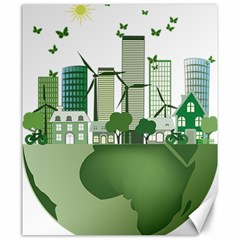 Vector-energy-saving-caring-for-the-earth Canvas 20  X 24 