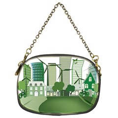 Vector-energy-saving-caring-for-the-earth Chain Purse (one Side)