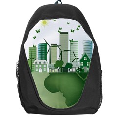 Vector-energy-saving-caring-for-the-earth Backpack Bag