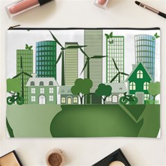 Vector-energy-saving-caring-for-the-earth Cosmetic Bag (xxxl)