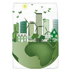 Vector-energy-saving-caring-for-the-earth Removable Flap Cover (l)