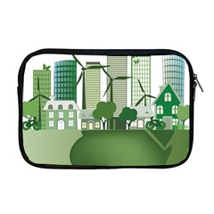 Vector-energy-saving-caring-for-the-earth Apple Macbook Pro 17  Zipper Case