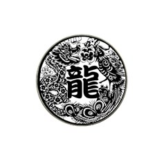 Chinese-dragon Hat Clip Ball Marker by Jancukart