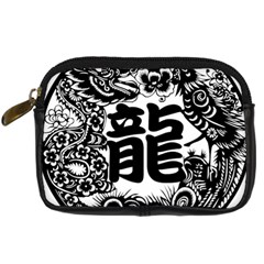 Chinese-dragon Digital Camera Leather Case