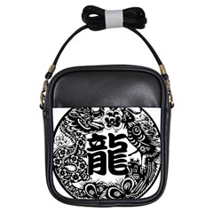 Chinese-dragon Girls Sling Bag