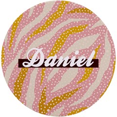 Tropical Polka  Uv Print Round Tile Coaster by flowerland