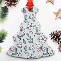 Flowers Pattern Ornament (christmas Tree) 