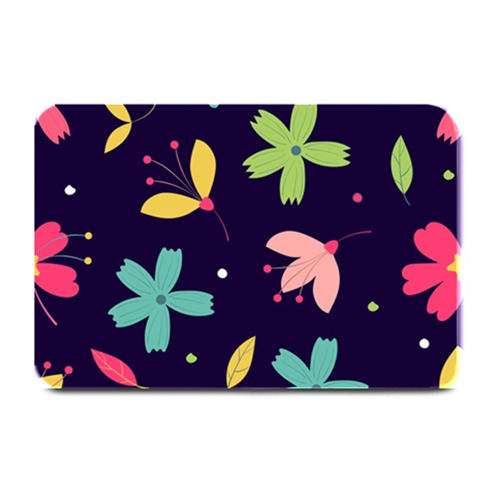 Colorful Floral Plate Mats