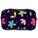 Colorful Floral Toiletries Bag (Two Sides) Front