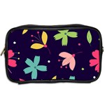 Colorful Floral Toiletries Bag (Two Sides) Back