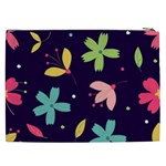 Colorful Floral Cosmetic Bag (XXL) Back