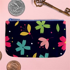 Colorful Floral Large Coin Purse by hanggaravicky2