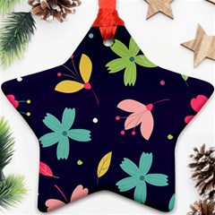 Colorful Floral Ornament (star)