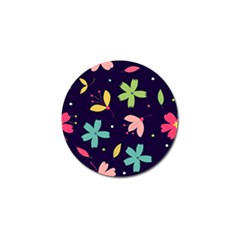 Colorful Floral Golf Ball Marker (10 Pack) by hanggaravicky2