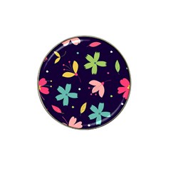 Colorful Floral Hat Clip Ball Marker