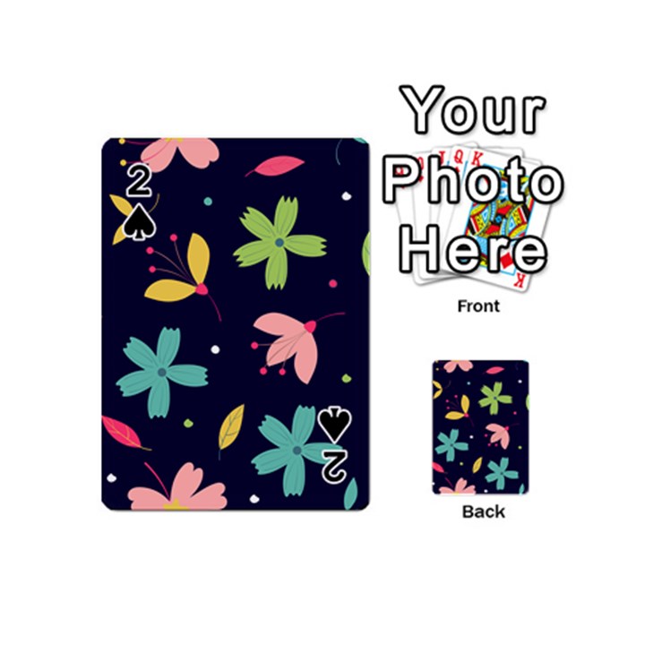 Colorful Floral Playing Cards 54 Designs (Mini)